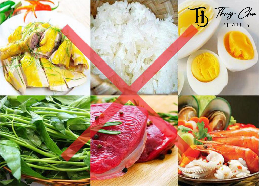 Hướng dẫn phun môi kiêng ăn gì để môi lên màu chuẩn và đẹp tự nhiên.