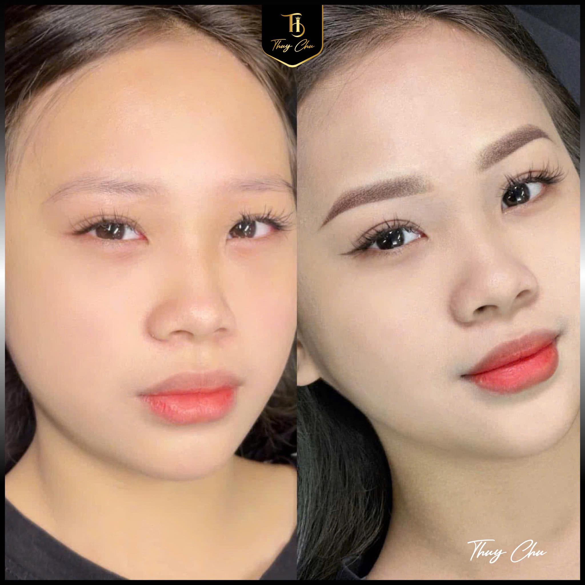 Dáng mày cũ thô, so sánh với dáng mới thanh thoát hợp thời
